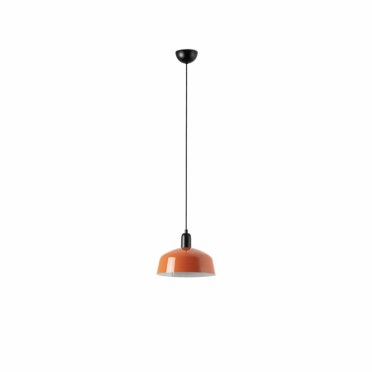 Tatawin Ø25 Rot-Orange hängelampe Von Faro Barcelona - Mit ihrer einzigartigen Silhouette und ihrem architektonischen Ausdruck wird Tatawin zu einer stilvollen und charakteristischen Beleuchtung f&uuml;r private und &ouml;ffentliche R&auml;ume.