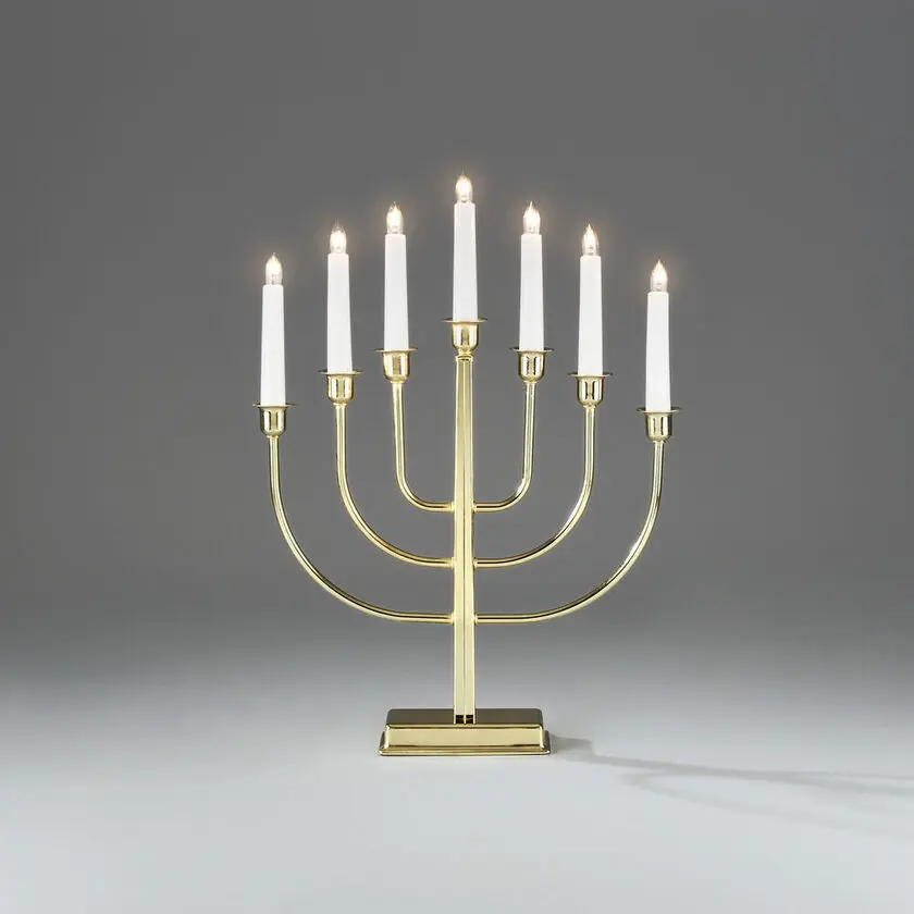 Candelabra 7 Lights Messing Von Konstsmide - Perfekt f&uuml;r traditionelle und moderne Innenr&auml;ume &ndash; Ein zeitloses Detail, das mit Stil und Eleganz die Weihnachtsstimmung hebt!