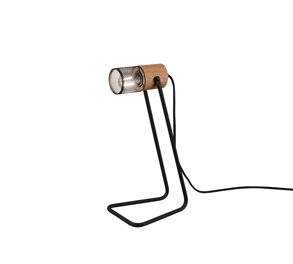 Tosh 40cm Schwarz schreibtischlampe Von Trio Lighting - 