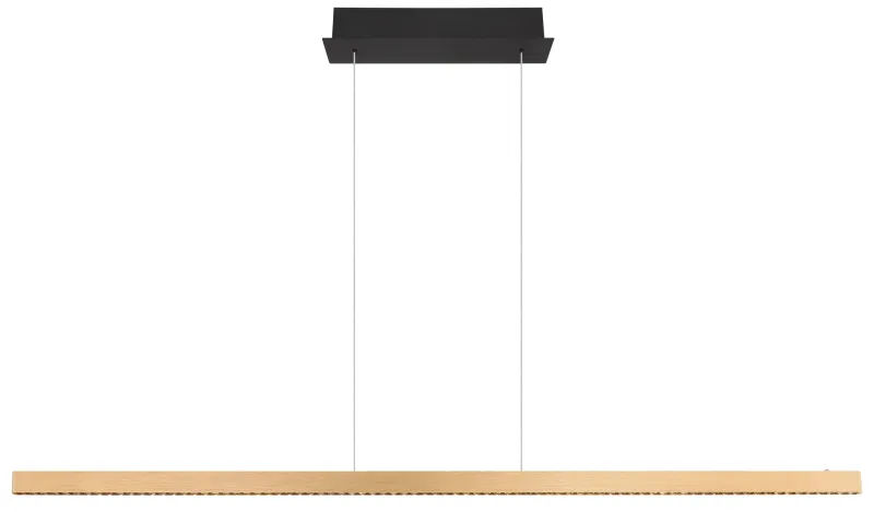 Dentsy 150cm Kupfer hängelampe Von Globo Lighting - Med den smidiga touchknappen f&ouml;r av/p&aring; och den stegl&ouml;sa touchdimmern kan du enkelt justera ljusstyrkan efter &ouml;nskem&aring;l.