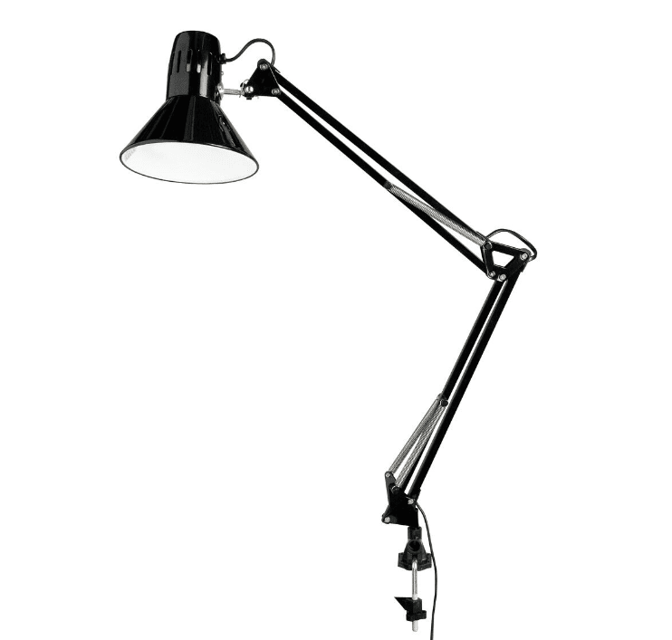 Venla Schwarz klemmlampe Von Airam - Klassische und zeitlose Schreibtischlampe und Innenbeleuchtung.