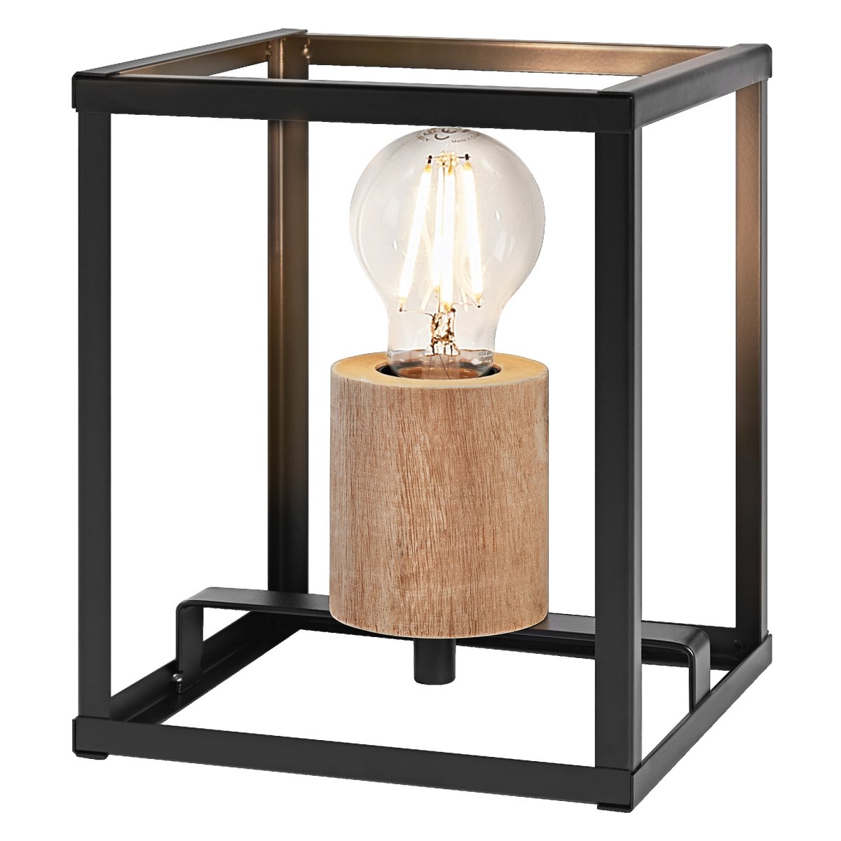 Nairobi 20cm Schwarz tischlampe Von Ledvance - Decor Nairobi ist eine stilvolle und moderne Tischlampe, die Industriedesign mit nat&uuml;rlichen Elementen kombiniert.