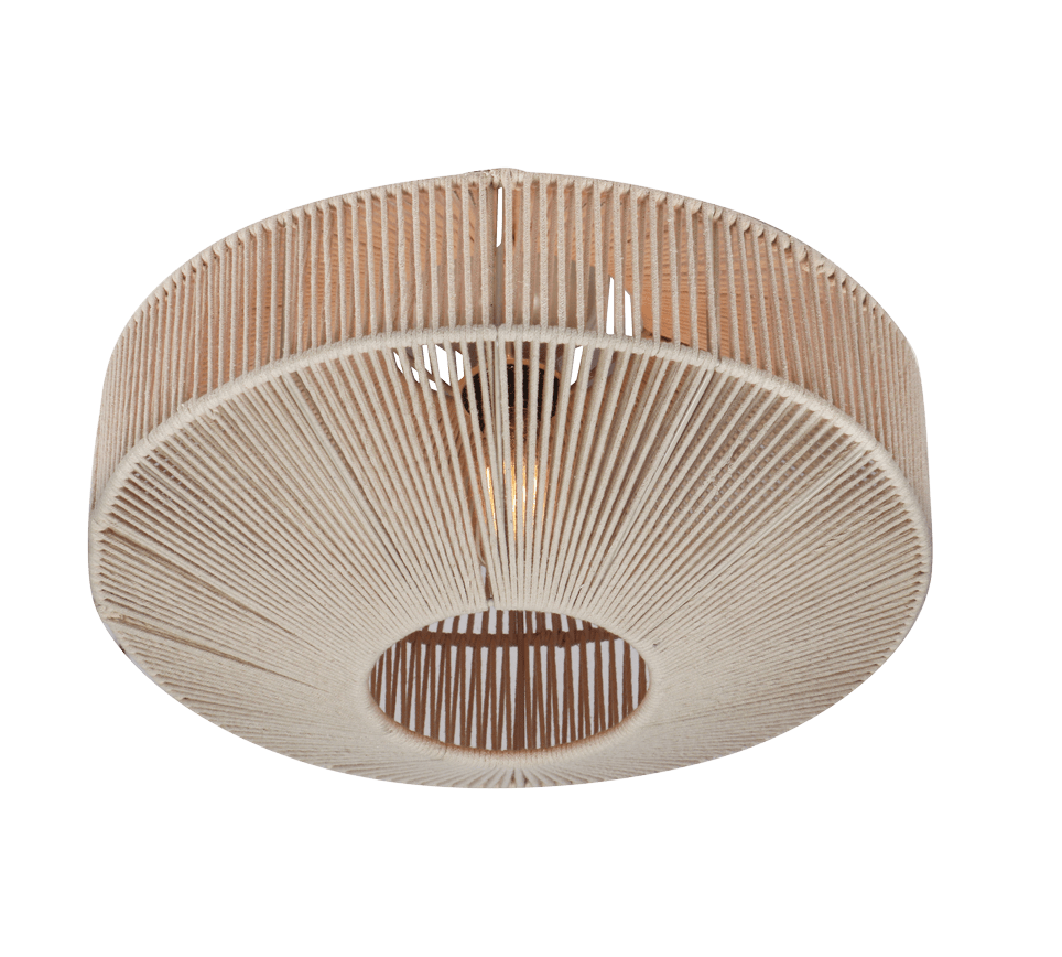 Svea Ø46 Beige deckenleuchte Von Trio Lighting - Der sorgf&auml;ltig gewebte Baumwollschirm erzeugt ein wundersch&ouml;nes Lichtspiel und verleiht dem Raum eine warme und lebendige Atmosph&auml;re.