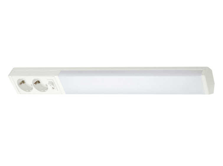 Handy Steckdose 55cm Weiß Von Airam - Handy kann gerade oder in einem 45&deg;-Winkel auf der Oberfl&auml;che montiert werden.