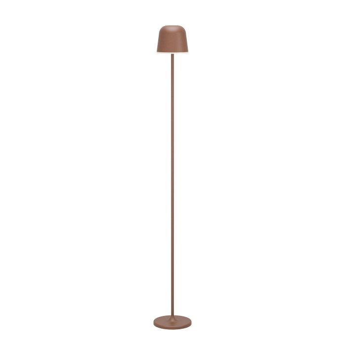 Mannera 140cm Rostbraun tragbare Von Eglo - Mannera ist eine wiederaufladbare Stehleuchte in Rostbraun und Weiß, die modernes Design mit praktischer Touch-Steuerung verbindet.