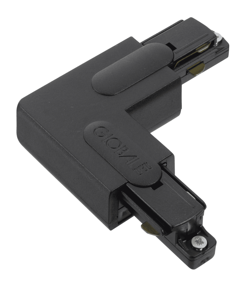 L-Stück (Int. Erdung) Schwarz Von Belid - Strahler, Stromschiene und weitere Teile f&uuml;r die Stromschiene m&uuml;ssen separat bestellt werden.