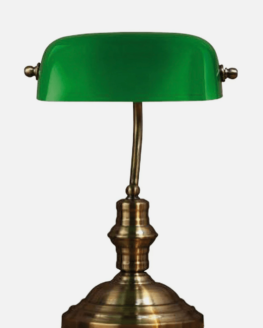 Bankers 42cm Antikes Messing schreibtischlampe Von Markslöjd - Die Schreibtischlampe Bankers sieht aus, als k&auml;me sie aus einer klassischen Bibliothek und macht sich beispielsweise in einem Arbeitszimmer gro&szlig;artig.