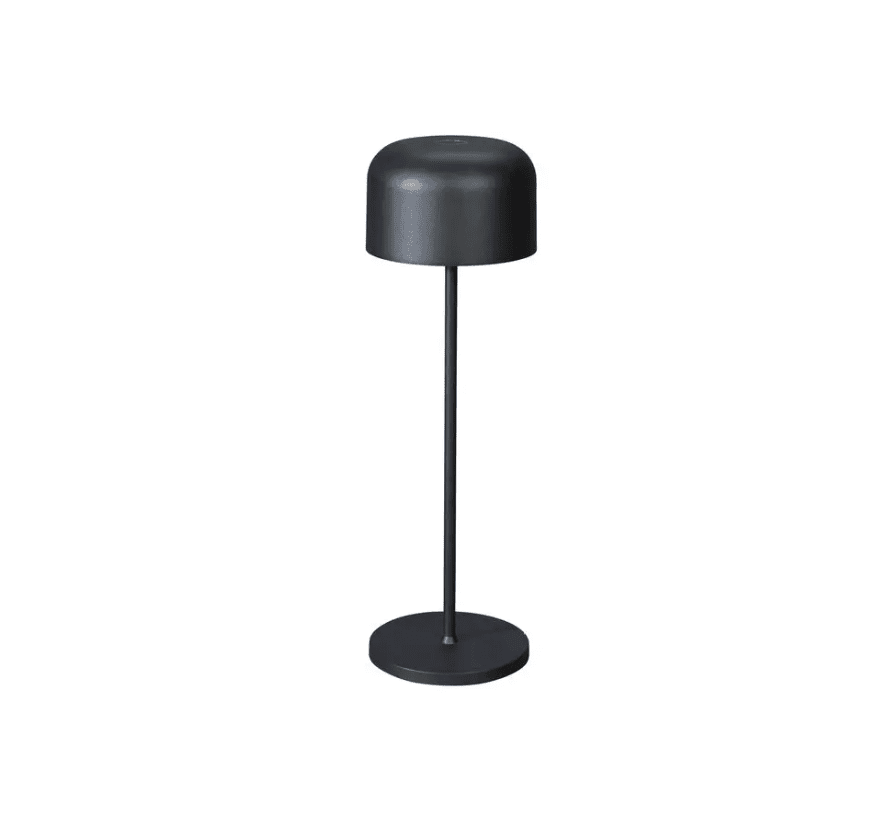 Lille 36cm Schwarz tragbare Von Konstsmide - Die Lampe ist mit einem Touch-Dimmer ausgestattet, sodass Sie die Helligkeit und Farbtemperatur von warmgelbem bis warmwei&szlig;em Licht einstellen k&ouml;nnen.