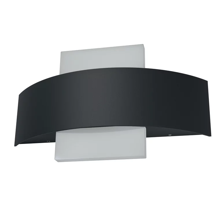 Shield Square Dunkelgrau außenlampe Von Osram - Tillverkad av aluminium och med IP44-klassning &auml;r den t&aring;lig mot v&auml;der och passar perfekt f&ouml;r fasader, entr&eacute;er och uteplatser.