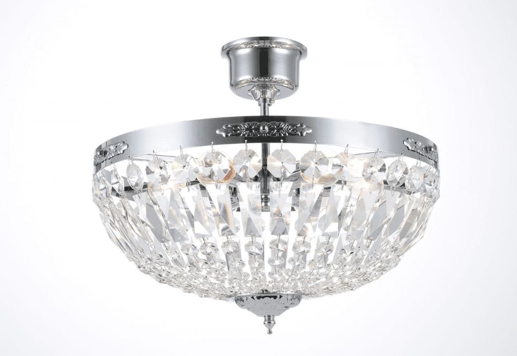 Rhea Ø40 Silber kristall Von Norrsken Design - Diese Kristalle reflektieren das Licht auf bezaubernde Weise und schaffen eine exklusive Atmosphäre in Ihrem Raum.