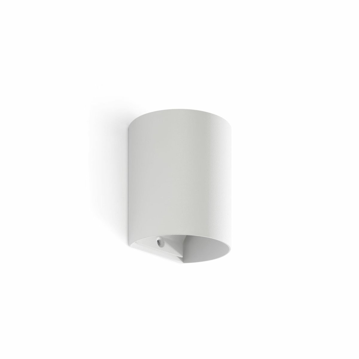 Sole 10cm Weiß wandlampe Von Faro Barcelona - Sole ist eine wei&szlig;e Wandleuchte mit glatter Oberfl&auml;che, die Funktion und Form in einem kompakten Format vereint.