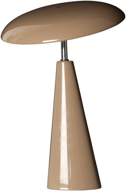 Audrey 33cm Hellbraun tragbare Von Eja - Die integrierte LED-Beleuchtung sorgt f&uuml;r ein angenehmes Licht, und die Lampe ist dimmbar, um die gew&uuml;nschte Atmosph&auml;re im Raum zu schaffen.
