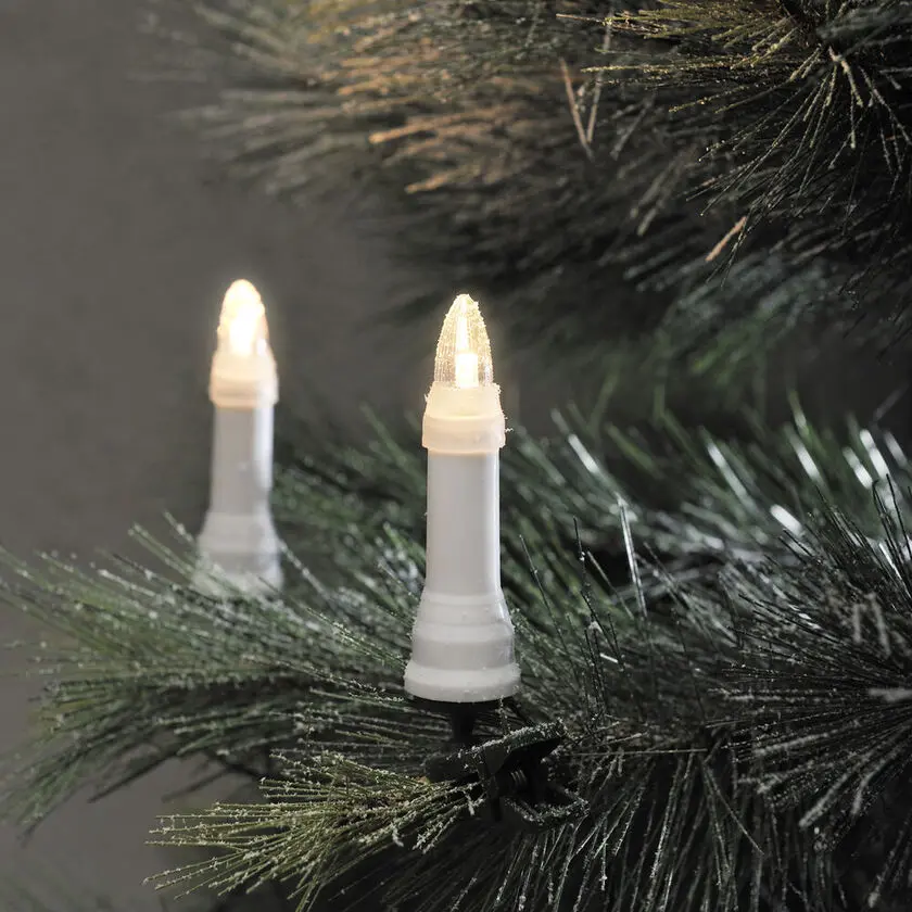 Weihnachtsbaumbeleuchtung Warmweiß 25LED 20m Grün Von Konstsmide - Weihnachtsbaumbeleuchtung mit 25 warmwei&szlig;en DC-LED-Lichtern f&uuml;r einen klassischen und stimmungsvollen Baum.