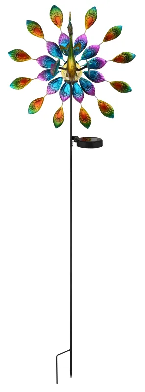 Wind Mehrfarbig solarleuchte Von Globo Lighting - En unik och livfull dekoration som ger tr&auml;dg&aring;rden en extra touch av f&auml;rg och elegans!