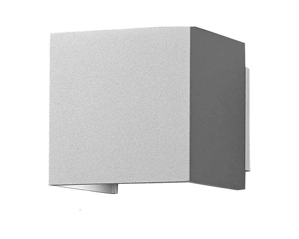 Illusion Box Grau außenlampe Von Westal - Geeignet für den Innen- und Außenbereich (Schutzart IP54) und ideal für private und öffentliche Umgebungen.