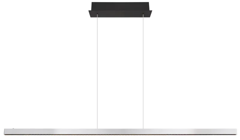 Dentsy 150cm Stahl hängelampe Von Globo Lighting - Med den smidiga touchknappen f&ouml;r av/p&aring; och den stegl&ouml;sa touchdimmern kan du enkelt justera ljusstyrkan efter &ouml;nskem&aring;l.
