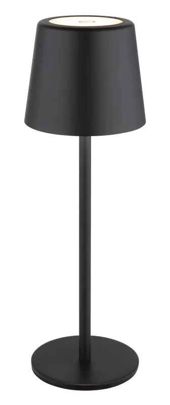 Vancouver 28cm Schwarz tragbare Von Globo Lighting - Dank IP44-Schutzart ist sie zudem spritzwassergeschützt und somit perfekt für den Innen- und Außenbereich geeignet.