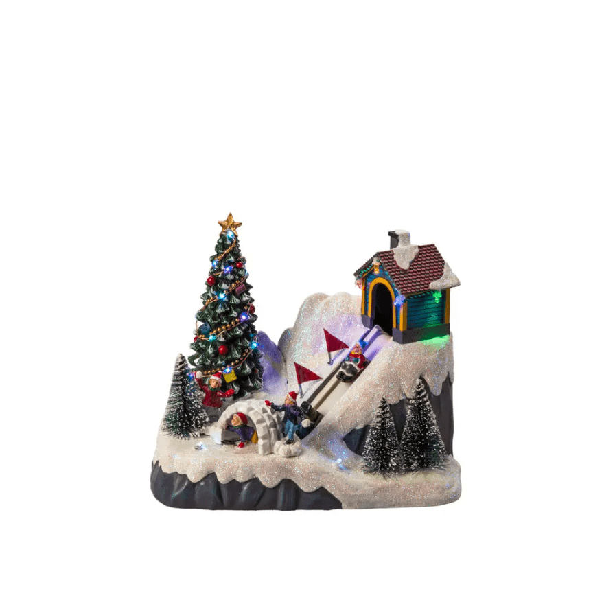 Winterlandschaft LED 18cm Mehrfarbig Von Konstsmide - Empfehlenswert ist die Platzierung auf einem Schreibtisch im Flur oder am Fenster im Wohnzimmer.