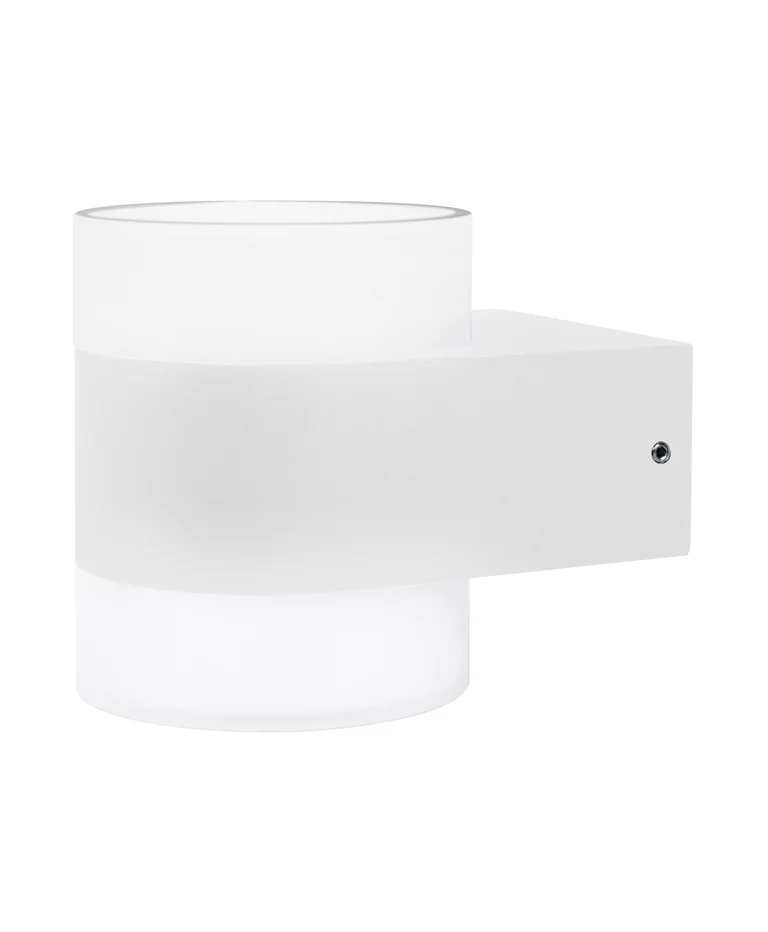 Puck UpDown Weiß außenlampe Von Osram - Puck UpDown&nbsp;&auml;r en modern och stilren fasadlampa som sprider sitt ljus b&aring;de upp&aring;t och ned&aring;t.