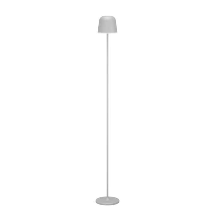 Mannera 140cm Grau tragbare Von Eglo - Mannera ist eine wiederaufladbare Stehleuchte in Grau und Weiß, die modernes Design mit praktischer Touch-Steuerung verbindet.