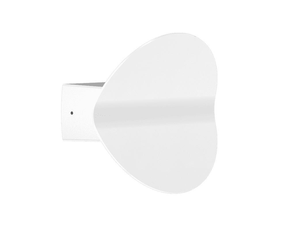 Chip Flex 15cm Weiß wandlampe Von Westal - Die Chip Flex Wandleuchte besteht aus pulverbeschichtetem Aluminium in Weiß und spendet symmetrisches Licht nach oben und unten.