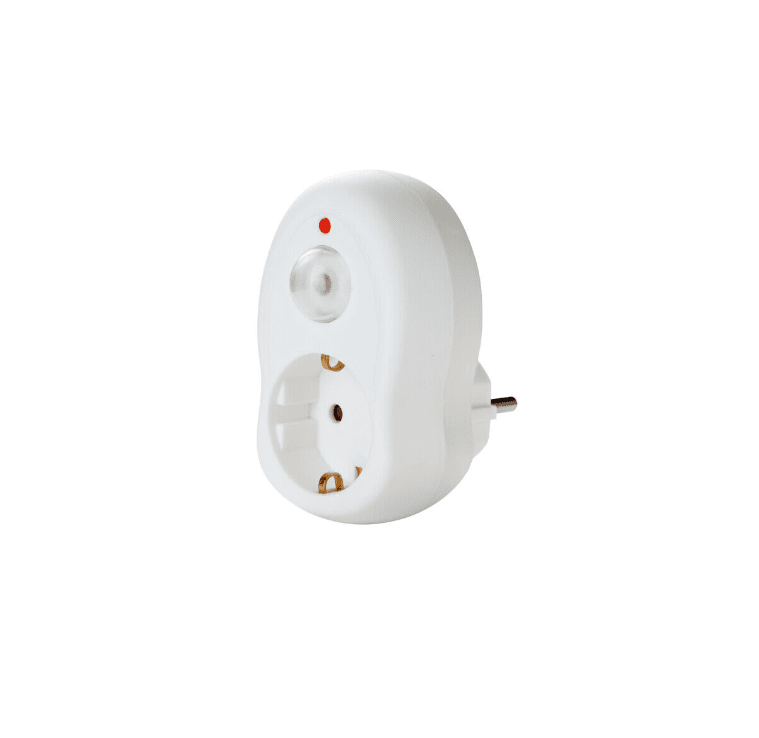 Zoombild von Stecker Mit Dämmerungsschalter Von Airam - Dieser Stecker mit D&auml;mmerungsrelais schaltet bei einsetzender Dunkelheit automatisch eine Leuchte ein (An; 30 lx, Aus; 150 lx).