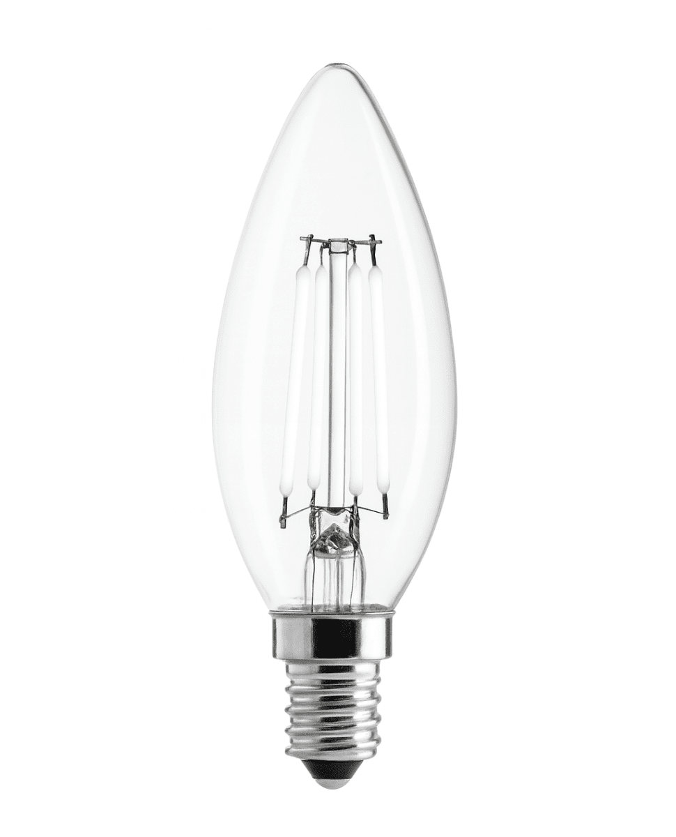 LED E14 Kruunukynttilälamppu 2W 2700K Dimmbar Von Unison - 