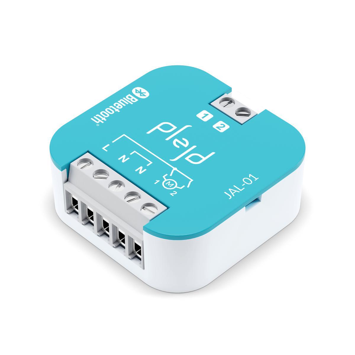 Jalusi controller JAL-01 Von Plejd - Auch eine automatische Steuerung ist &uuml;ber integrierte Zeitfunktionen wie Timer, Astro- und Wochenuhr oder &uuml;ber Szenarien per Mobiltelefon oder Taster m&ouml;glich.