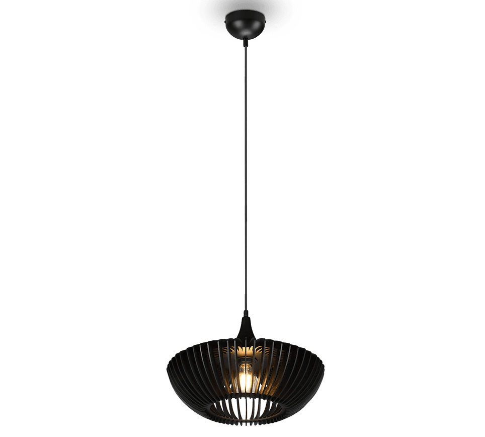 Colino Ø40 Schwarz hängelampe Von Trio Lighting - 