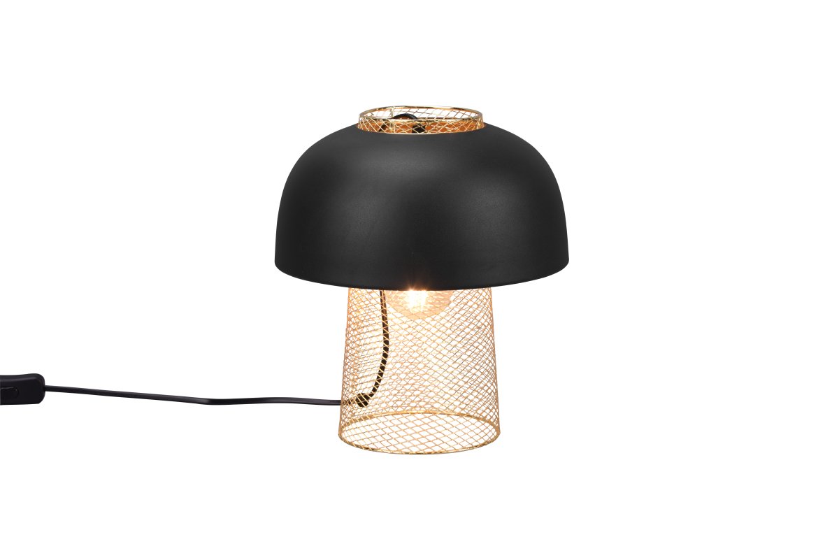 Punch 28cm Schwarz tischlampe Von Trio Lighting - 
