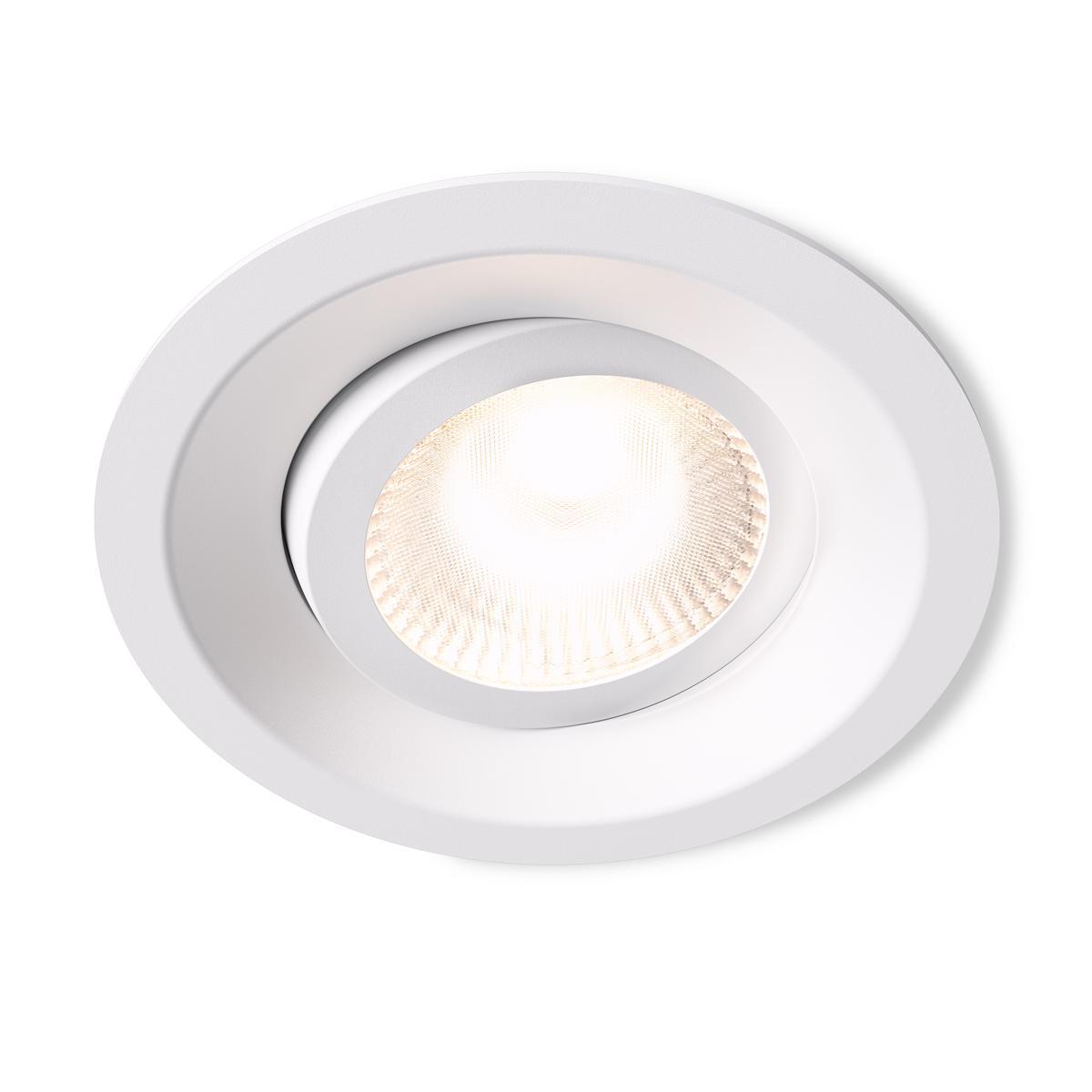 Downlight DWN-01 schwenkbar Weiß Von Plejd - Das Produkt kann drahtlos gruppiert und &uuml;ber die App, andere Plejd-Produkte oder einen kabelgebundenen Taster gesteuert werden.