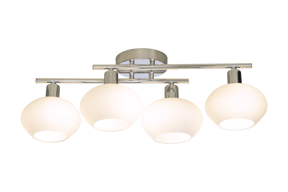 Elba 60cm Chrom badezimmerlampe Von Aneta Lighting - Die Deckenleuchte Elba ist die perfekte Badezimmerleuchte f&uuml;r alle, die ihrem Badezimmer einen modernen Touch verleihen m&ouml;chten.