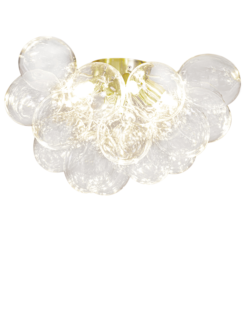 Gross Ø50 Transparent deckenleuchte Von By Rydéns - Gross Plafond ist in Bernstein, Rauchgrau, Mattwei&szlig; und Klarglas erh&auml;ltlich.