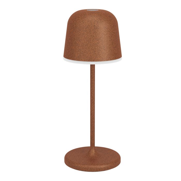 Mannera 20cm Rostbraun tragbare Von Eglo - Das Aufladen erfolgt ganz einfach über das mitgelieferte USB-Kabel und lässt sich somit problemlos überallhin mitnehmen – egal ob auf der Terrasse, im Garten oder beim Picknick.