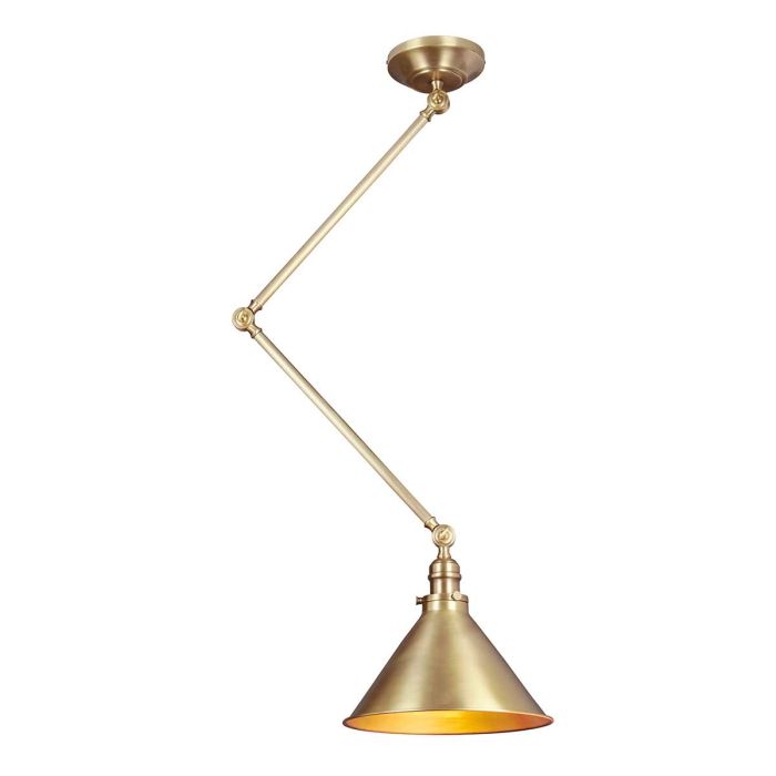 Provence Ø37 Antikes Messing hängelampe Von Elstead Lighting - Ihr zeitloses und elegantes Design passt perfekt in Küchen, Cafés oder Bistros und verleiht dem Raum eine stilvolle und funktionale Beleuchtung.