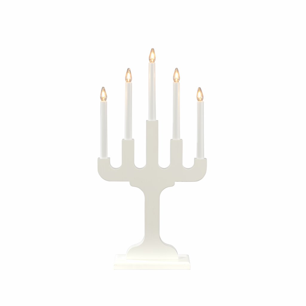 Candelabra 5 Lights Weiß Von Konstsmide - Perfekt f&uuml;r die Advents- und Weihnachtszeit, aber auch das ganze Jahr &uuml;ber sch&ouml;n in einem zeitlosen Zuhause.