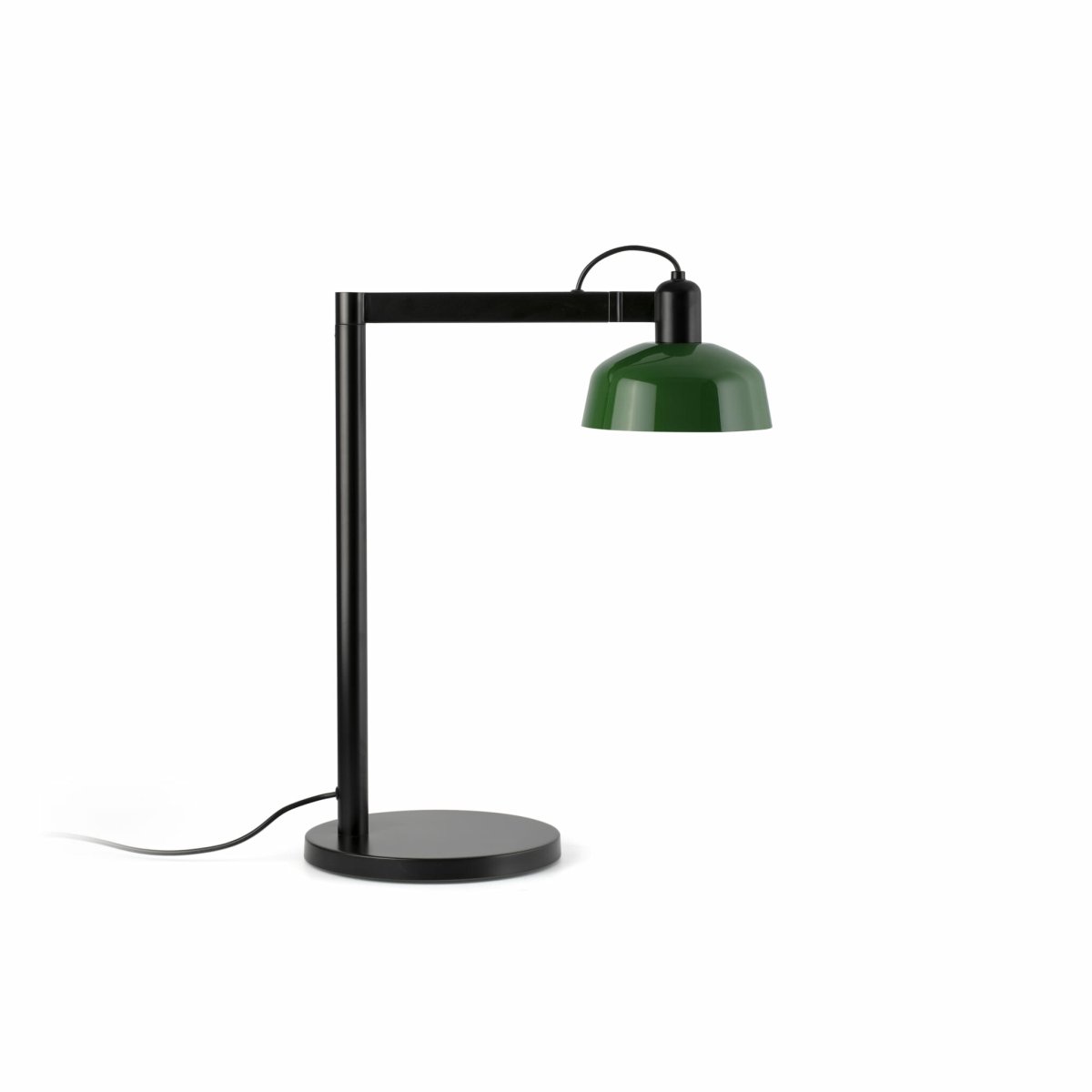 Tatawin 58cm Grün schreibtischlampe Von Faro Barcelona - Mit ihrer architektonischen Silhouette und den klaren Kontrasten wird Tatawin zu einem dekorativen Lichtpunkt mit Stil und Geschichte.