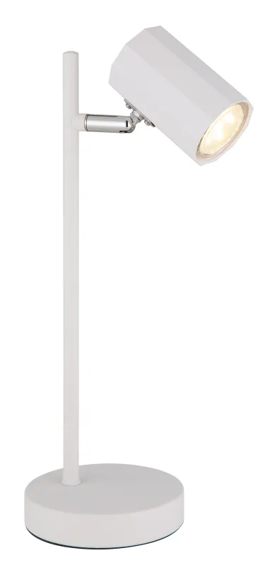 James 35cm Weiß schreibtischlampe Von Globo Lighting - James &auml;r en modern och funktionell bordslampa som imponerar b&aring;de estetiskt och tekniskt.