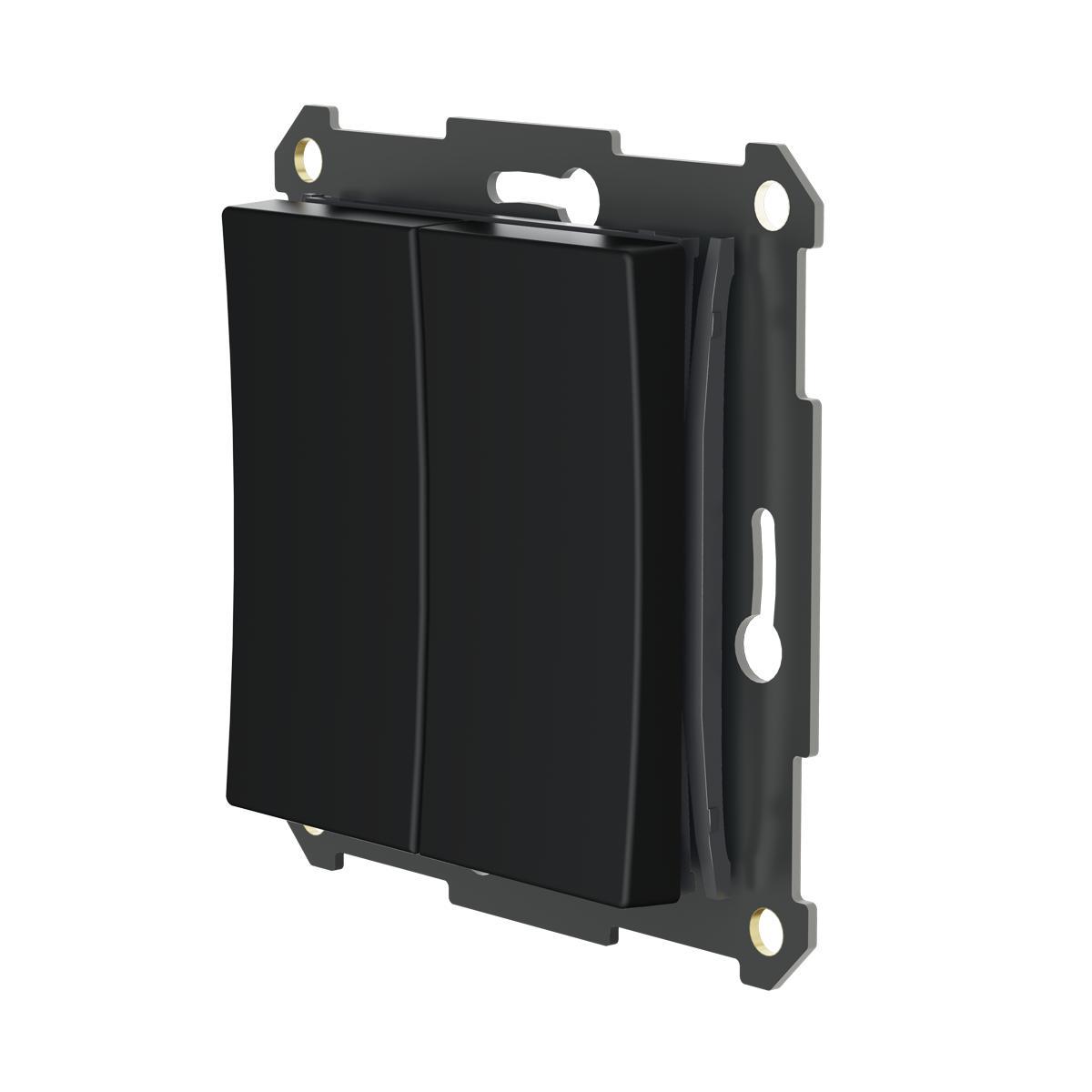 Kabelloser Taster WPH-01-E Schwarz Von Plejd - WPH-01 l&auml;sst sich einfach an einer Standard-Ger&auml;tedose oder mit doppelseitigem Klebeband oder Schrauben montieren.