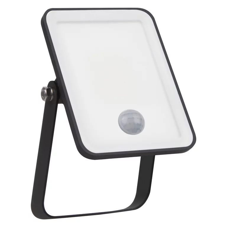Floodlight Essential Sensor 10W Schwarz außenlampe Von Ledvance - Der weiß satinierte Diffusor sorgt für ein homogenes und blendfreies Licht und erzeugt so eine angenehme Beleuchtung ohne scharfe Schatten.