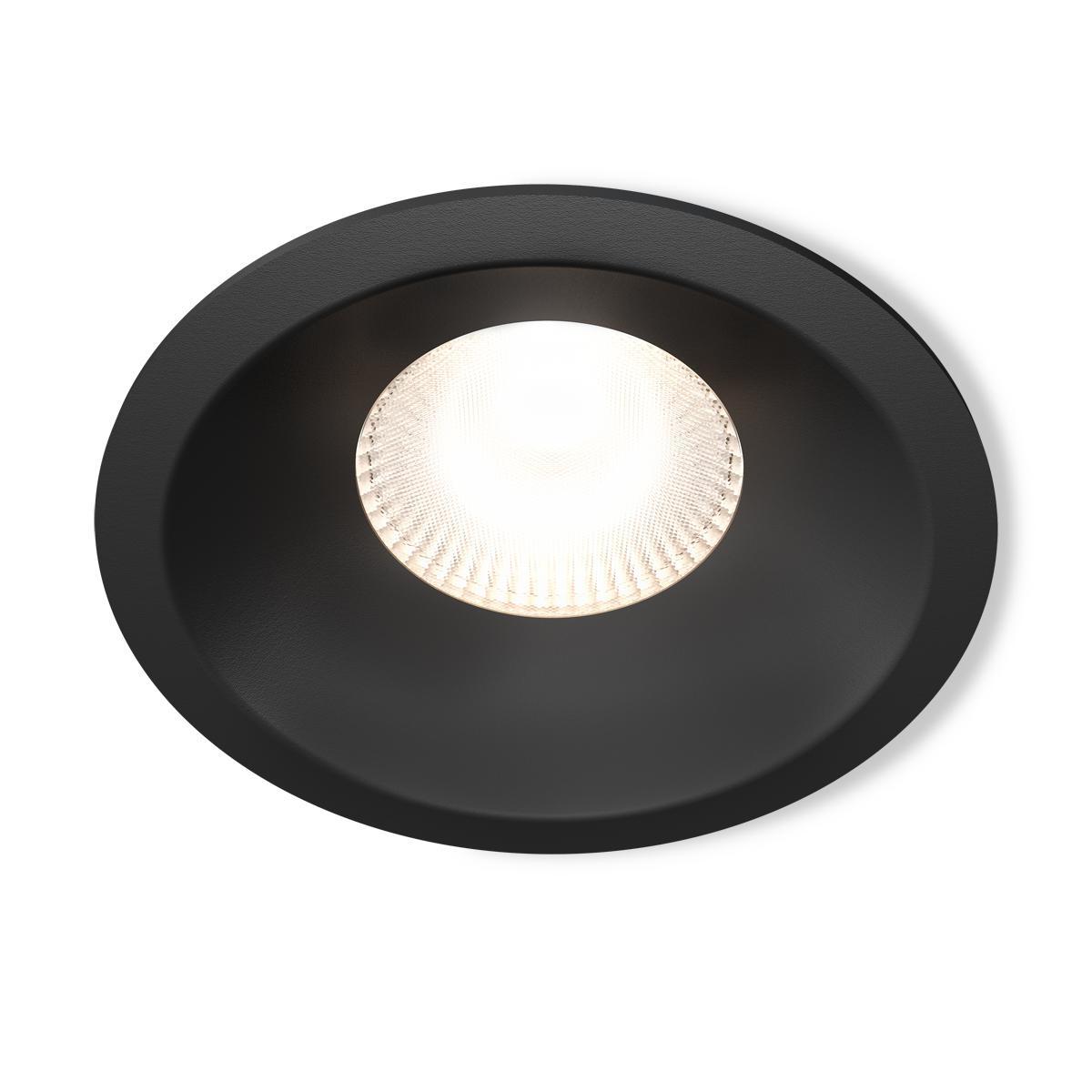 Downlight DWN-02 6P Schwarz Von Plejd - DWN-02 hat eine einstellbare Farbtemperatur und kann auf eine feste Temperatur eingestellt oder auf Warmlicht gedimmt werden.