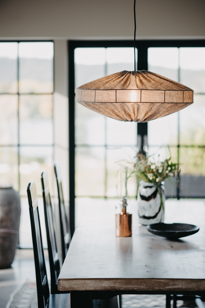 Alba Lampenschirm Ohne Aufhängung Ø58 Braun hängelampe Von Alde & Lind - Platzieren Sie sie im Wohnzimmer, Flur oder Schlafzimmer.