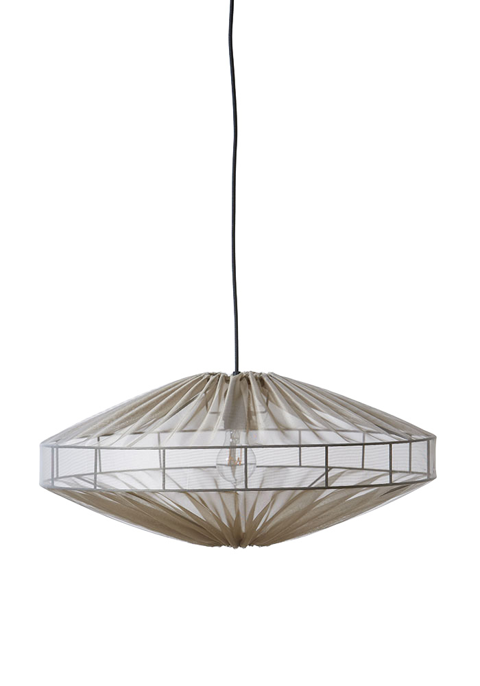 Alba Lampenschirm Ohne Aufhängung Ø58 Braun hängelampe Von Alde & Lind - Alba kann als Deckenpendel oder Deckenleuchte verwendet werden, je nachdem, mit welcher Lampe Sie ihn kombinieren.