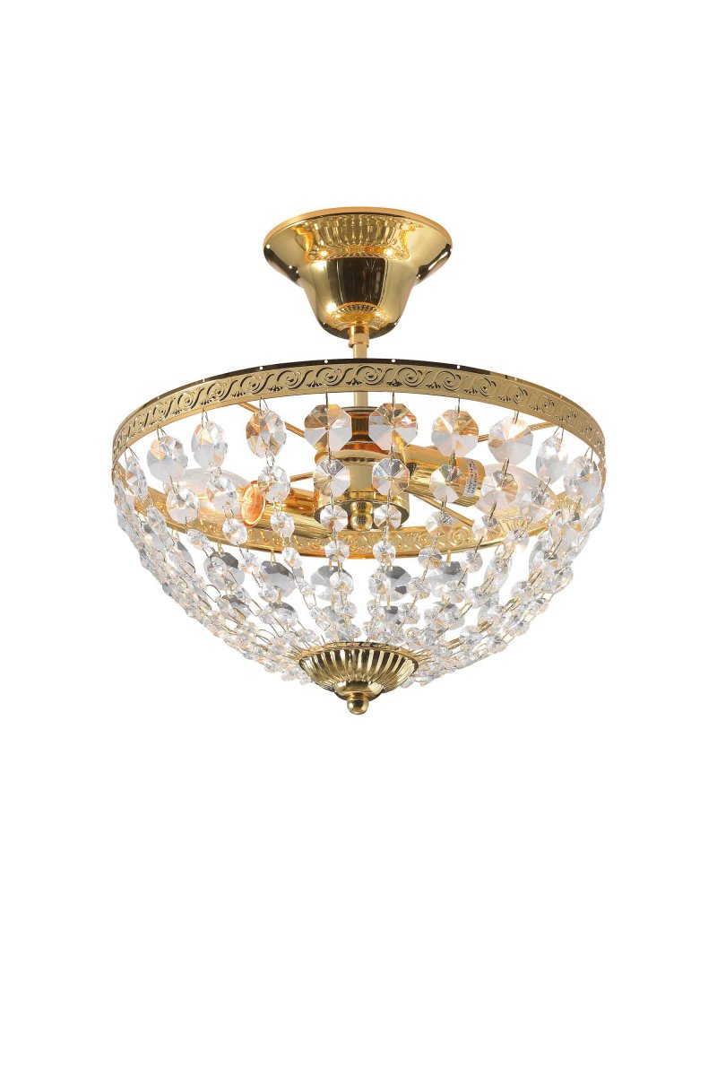 Hanaskog Ø30 Gold kristall Von Markslöjd - Die Kristall-Deckenleuchte vereint Eleganz und Funktion und ist somit eine perfekte Ergänzung für Ihr Zuhause.