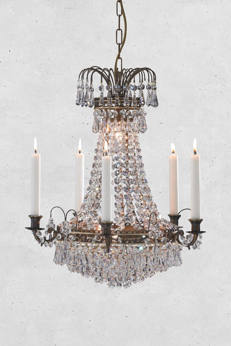 Läckö Ø45 Antiquität kristall Von Markslöjd - Wählen Sie Lichtquellen aus klarem Glas, die die Wirkung der Prismen in der Umgebung hervorheben.