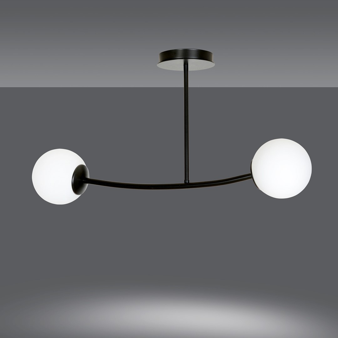 Halldor 80cm Schwarz deckenleuchte Von Emibig Lighting - Das minimalistische Design sorgt f&uuml;r eine effektive Beleuchtung auch in gr&ouml;&szlig;eren R&auml;umen und f&uuml;gt sich problemlos in die meisten Wohnumgebungen ein.