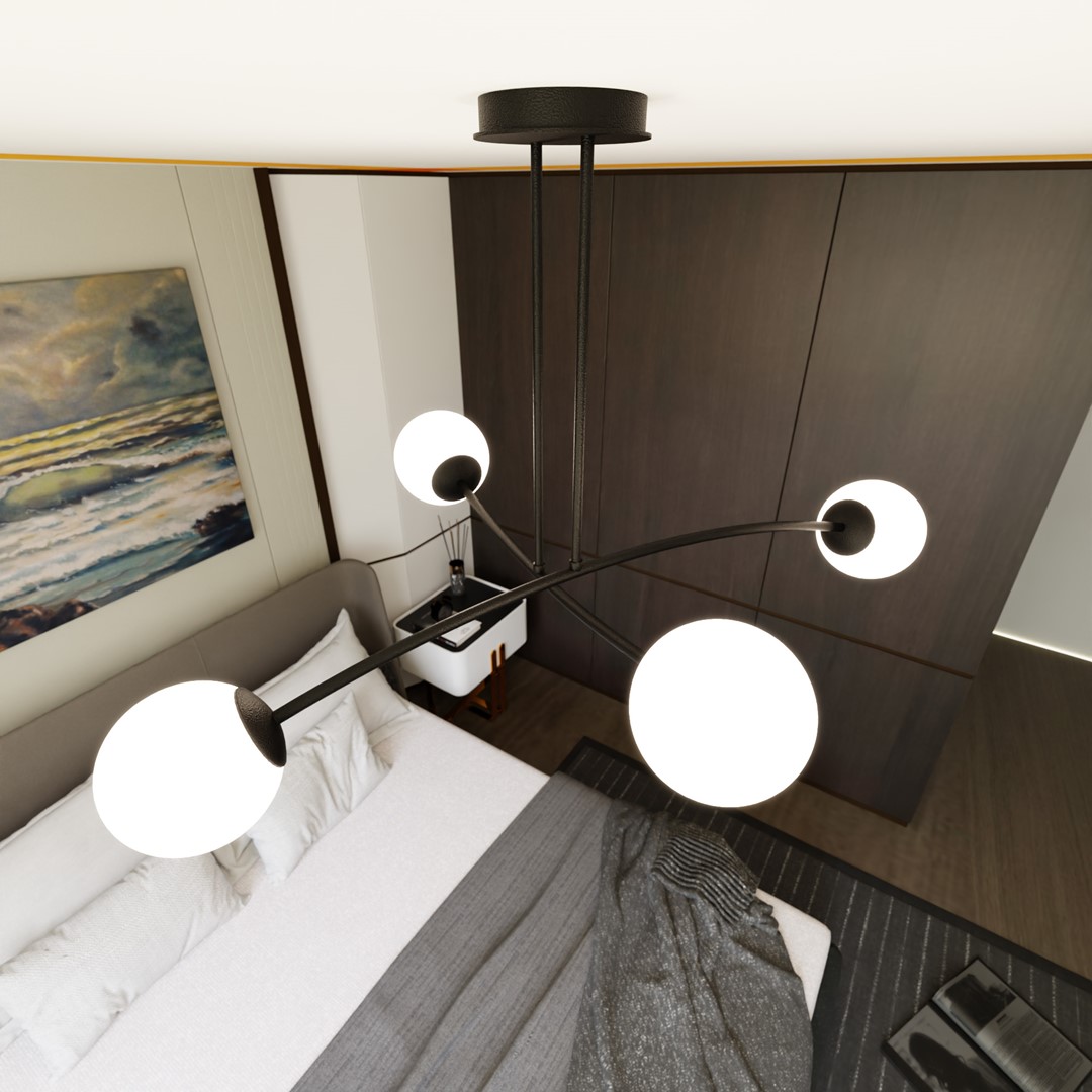 Halldor 108cm Schwarz hängelampe Von Emibig Lighting - Das minimalistische Design sorgt f&uuml;r eine effektive Beleuchtung auch in gr&ouml;&szlig;eren R&auml;umen und f&uuml;gt sich problemlos in die meisten Wohnumgebungen ein.