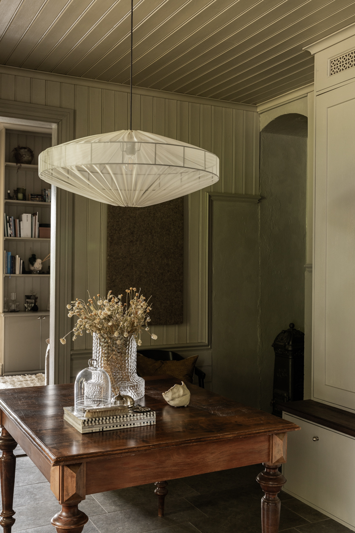 Alba Lampenschirm Ohne Aufhängung Ø78 Sand hängelampe Von Alde & Lind - Platzieren Sie sie im Wohnzimmer, Flur oder Schlafzimmer.