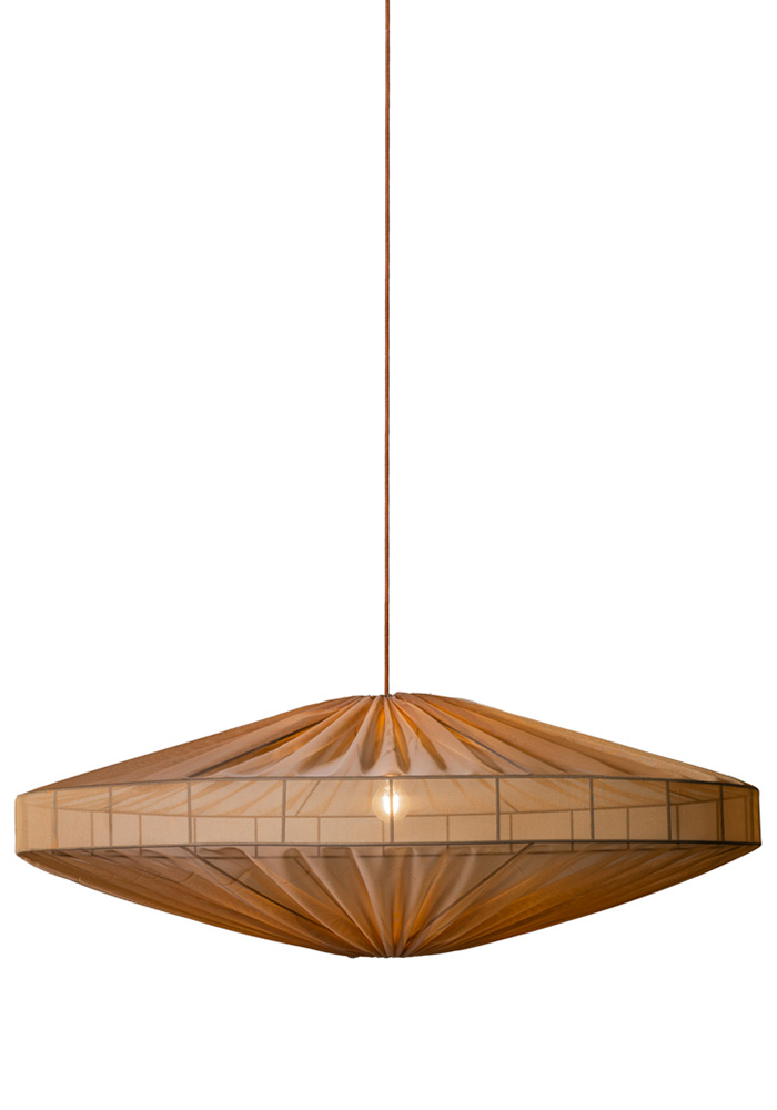 Alba Lampenschirm Ohne Aufhängung Ø115 Orange hängelampe Von Alde & Lind - Platzieren Sie sie im Wohnzimmer, Flur oder Schlafzimmer.