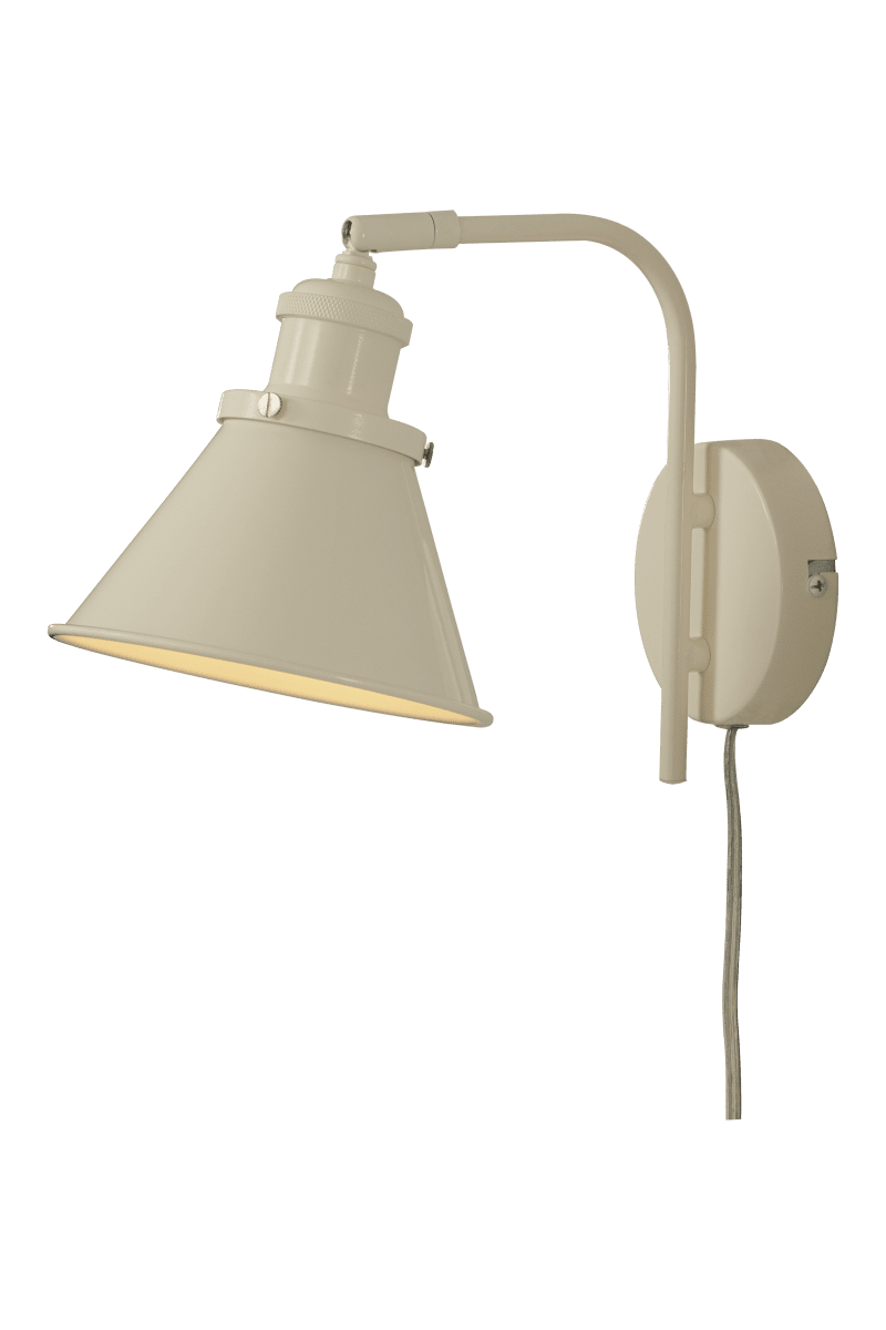 Paris Beige leselampe Von Aneta Lighting - Die Wandleuchte Paris ist in einem hochgl&auml;nzenden Sandton gefertigt.